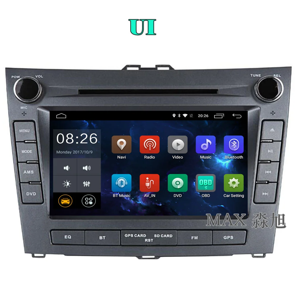 Discount MAX 2 din Car Radio GPS Navigation System For BYD L3 CD Player Bluetooth call/music steering wheel control Free Map Mirror Link 1