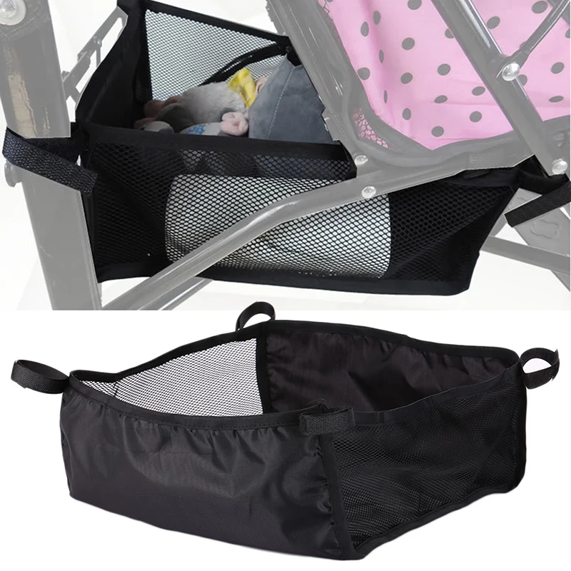 

1pc Baby Stroller Basket Newborn Stroller Basket Infant Stroller Basket Pram Buggy Creative Diaper Useful 2 Size Storager