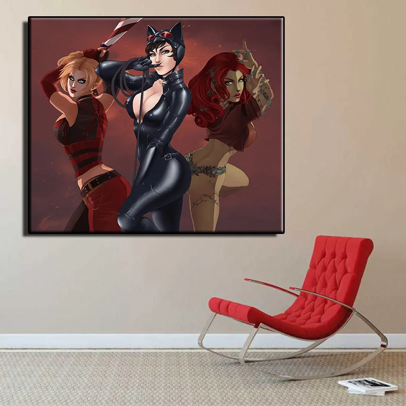 American Classic Comics Super Hero Series Modern pop elements wall HD canvas printing art Giclee home decoration murals no frame | Дом и сад
