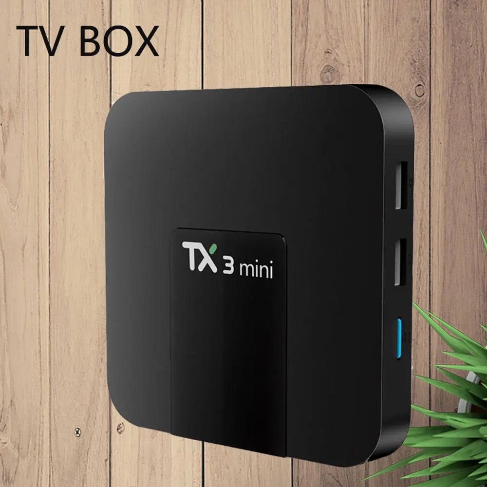 

Smart TV Caja TX3 mini Android 7,1 2 GB 16 GB Amlogic S905W Quad Core Set-top BOX h.265 4 K WiFi IPTV caja TX3mini 1 GB 8 GB