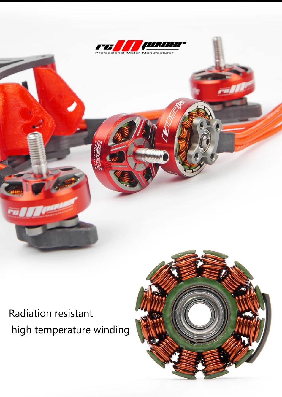 1 шт. RCINPOWER GTS2306 V2 1800KV 2500KV 2750KV 3-5S бесщеточный двигатель для RC моделей Мультикоптер рамка реквизит часть Accs