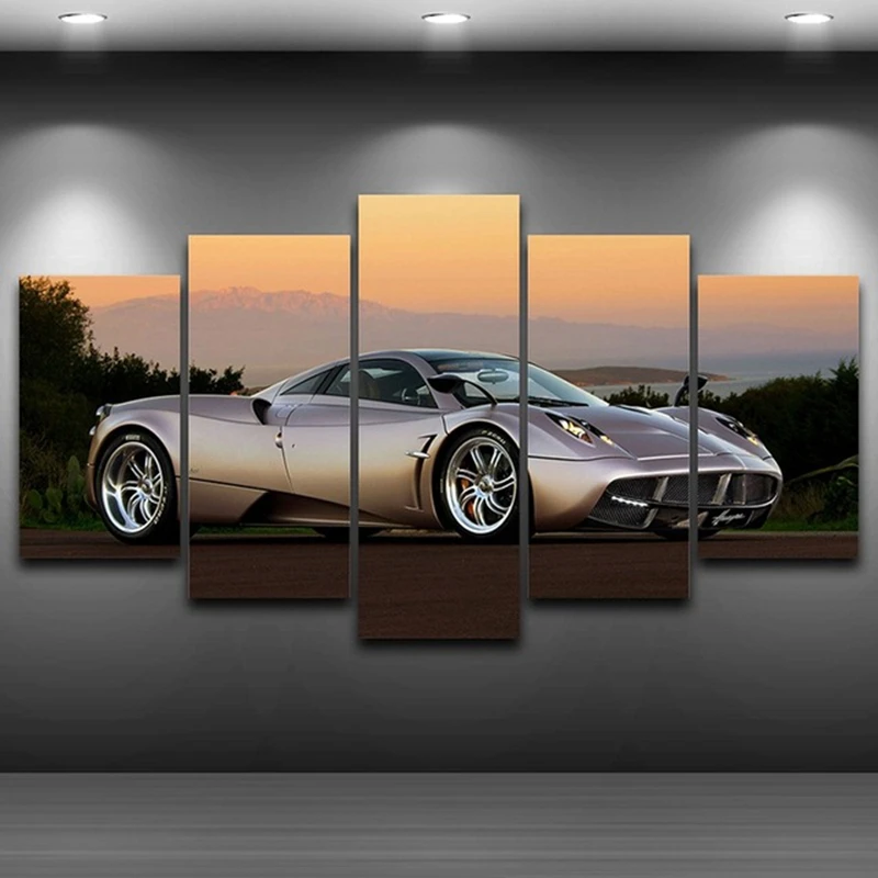 Painting On Canvas Pictures Wall Art Frame Home Decor 5 Panel Cool