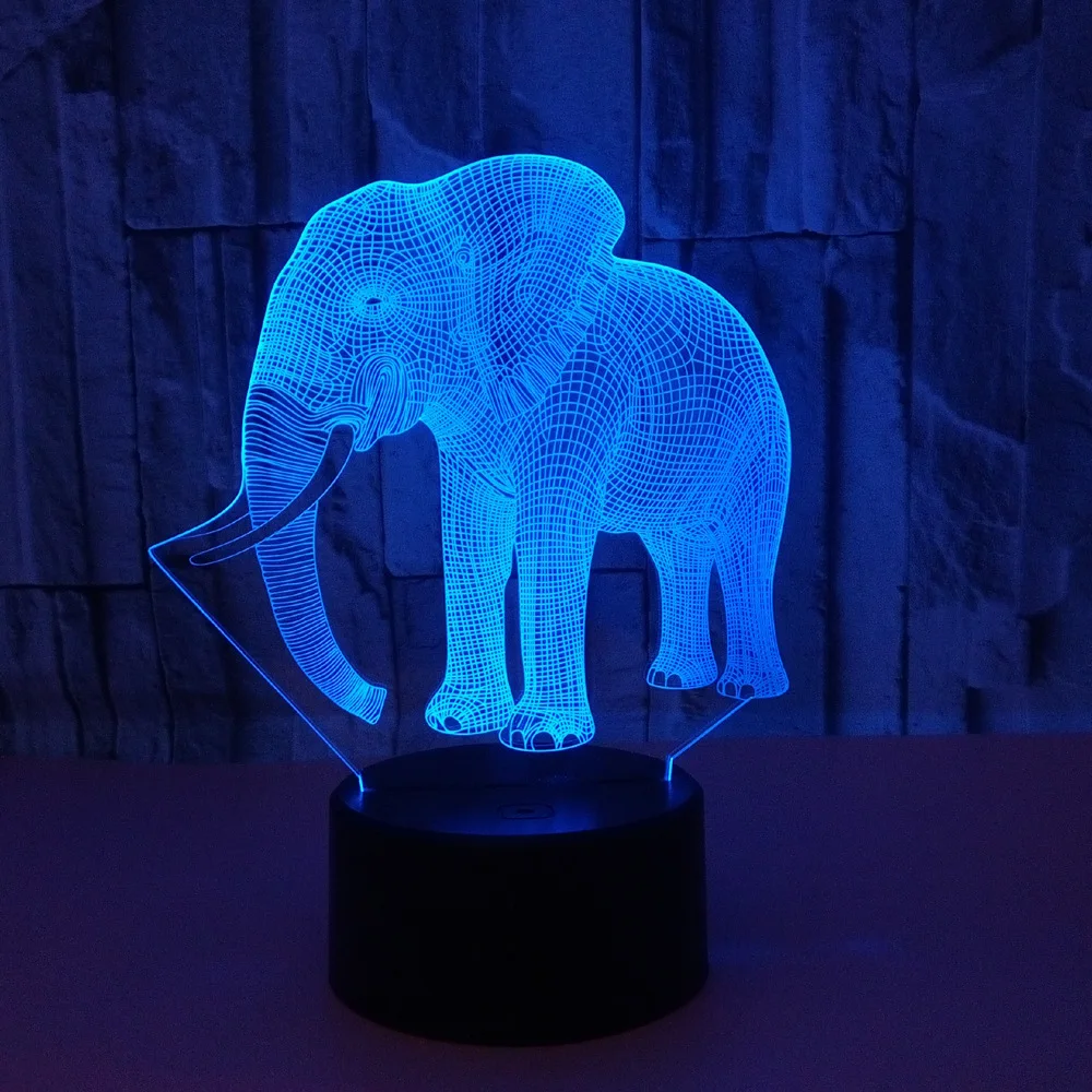 

Valentine's day gift 7 Color Change 3D Hologram Lamp USB Acrylic Lights anniversary prezent boyfriend gift present