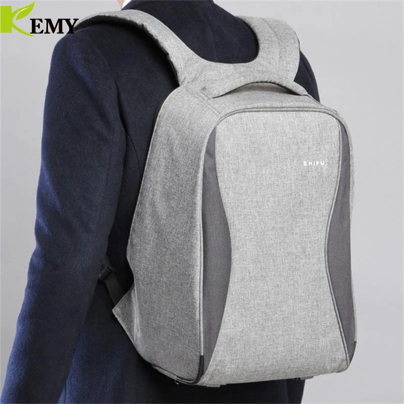 

KEMY Brand 16'' Men Laptop Backpack External USB Charge Antitheft Computer Backpacks Male Waterproof Bags