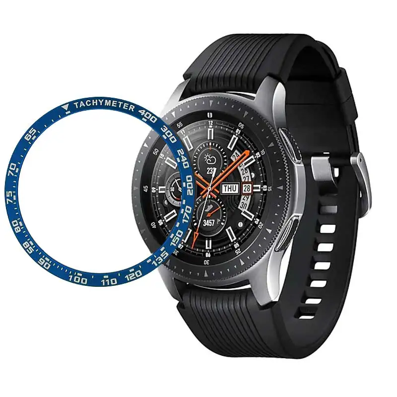 Кольцо Gear S3 для Samsung Galaxy Watch 46 мм 42 сплав клейкое покрытие устойчивое к царапинам