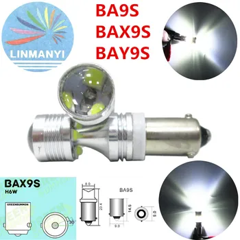 

2pcs High Power BA9S BAX9S BYX9S 30W canbus T4W H6W H21WW5W 6-LED Chip Side Turn Signals No error Reverse Lights Marker Lamps