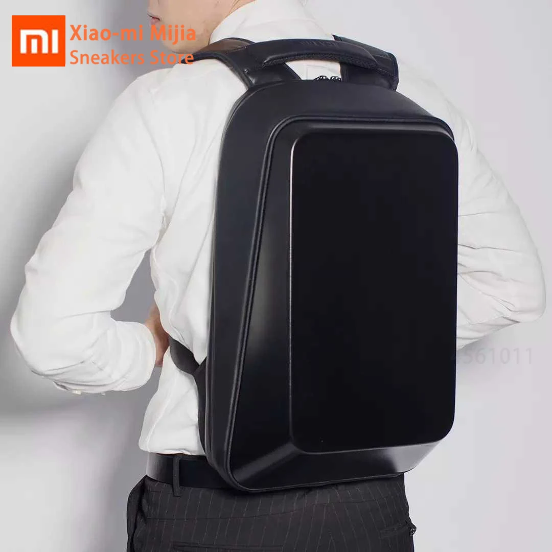 Xiaomi Mijia beaborn серия Бизнес-регулируемый 180 градусов открытие и закрытие широкий плечевой ремень жесткий корпус водонепроницаемый рюкзак