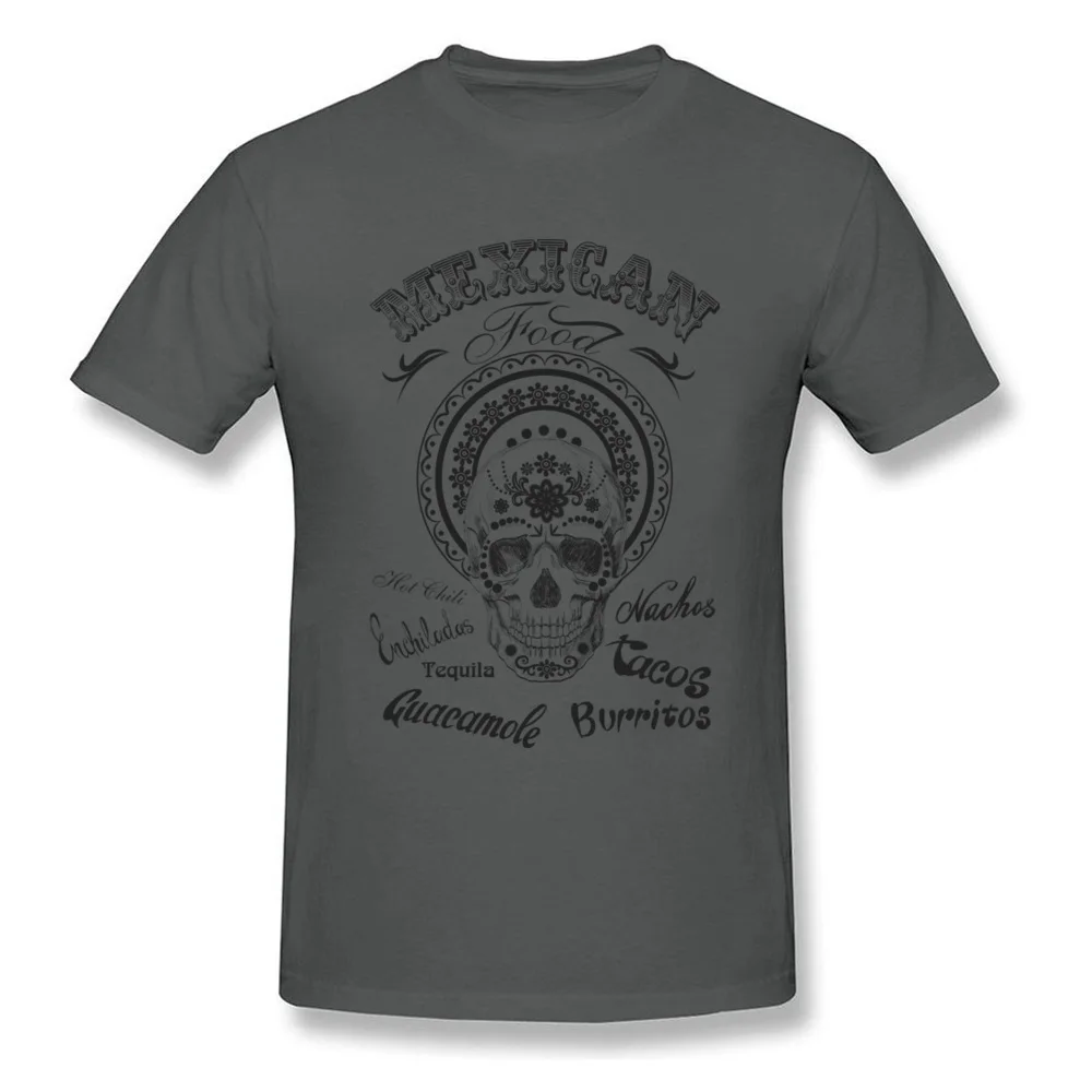 Mexican skull Tops Shirts High Quality O-Neck Summer Short Sleeve 100% Cotton Men's T-shirts 3D Printed Tee Shirt Mexican skull carbon