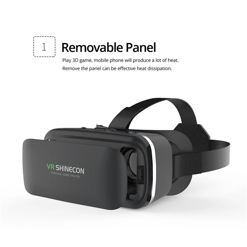 VR SHINECON 6 0 3D очки виртуальной реальности мини Google Cardboard шлем гарнитуры для 4 дюймов