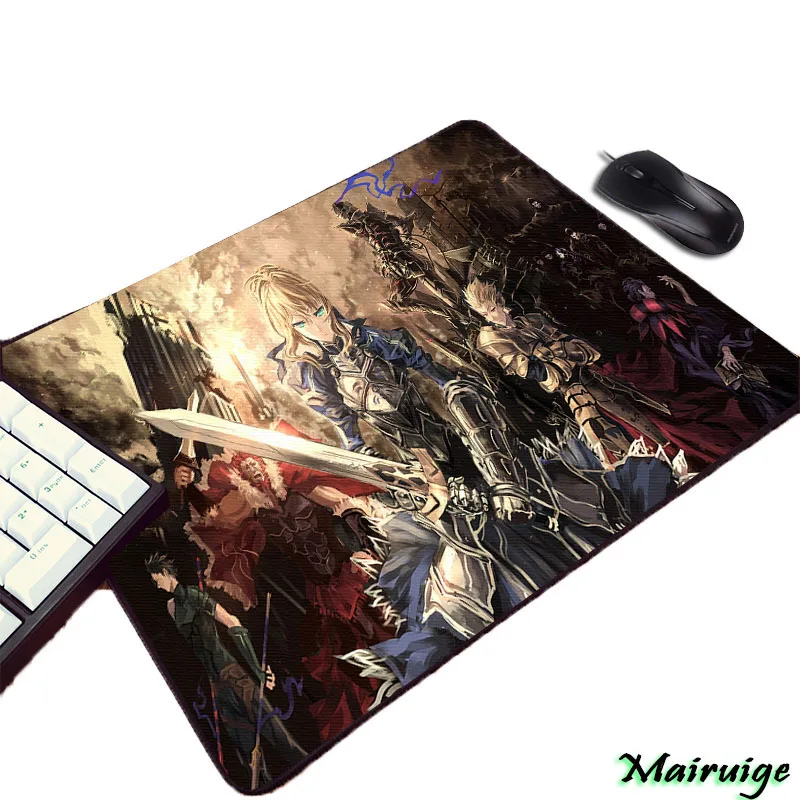Резиновый коврик Mairuige для мыши и ПК аниме серии Fate Stay Night Zero большой заказ