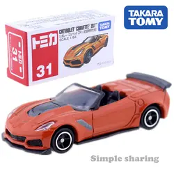 Takara Tomica Tomy, Корвет ZR1 1/64 № 31 мини литья под давлением модель игрушечной машины комплект популярные детские игрушки для детей коллекционные