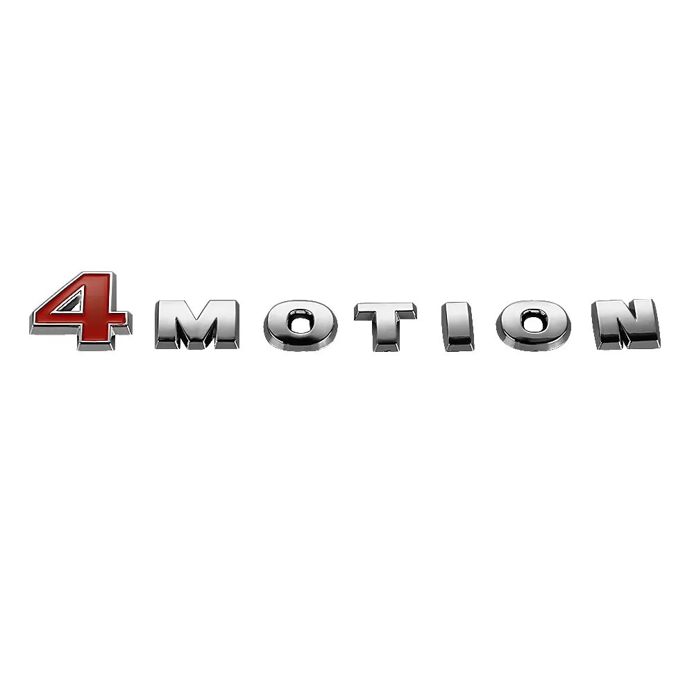 

ABS 4MOTION Car Stickers Emblem Decorations Accessoris for Volkswagen VW Tiguan Passat B5 B6 B7 Polo Golf 4 5 6 7 Touran Bora