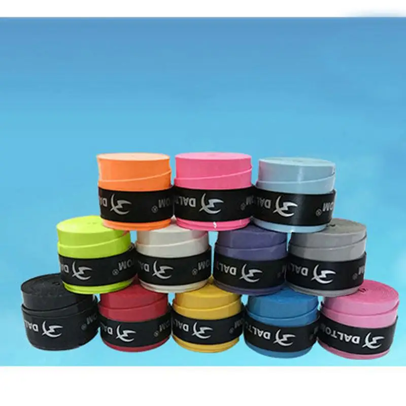 

1 PC Colorful Badminton Sweat Belt Tennis Racket Band Fish Pole Rubber Non-slip Breathable Towel Hand Glue Handshake Handle