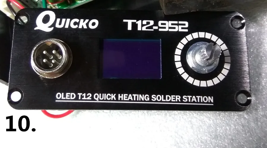 portable arc welder T12 STC-OLED soldering Station iron DIY parts kits T12-952 Digital Temperature Controller Soldering iron with Metal case hot stapler plastic