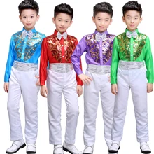 Special Price Tops +Pants +Tie Kids Sequined Hip Hop Jazz dance wear Suits Kids Competition costumes Children Ballroom Dancing clothing Outfit Special Price Tops +Pants +Tie Kids Sequined Hip Hop Jazz dance wear Suits Kids Competition costumes Children Ballroom Dancing clothing Outfit