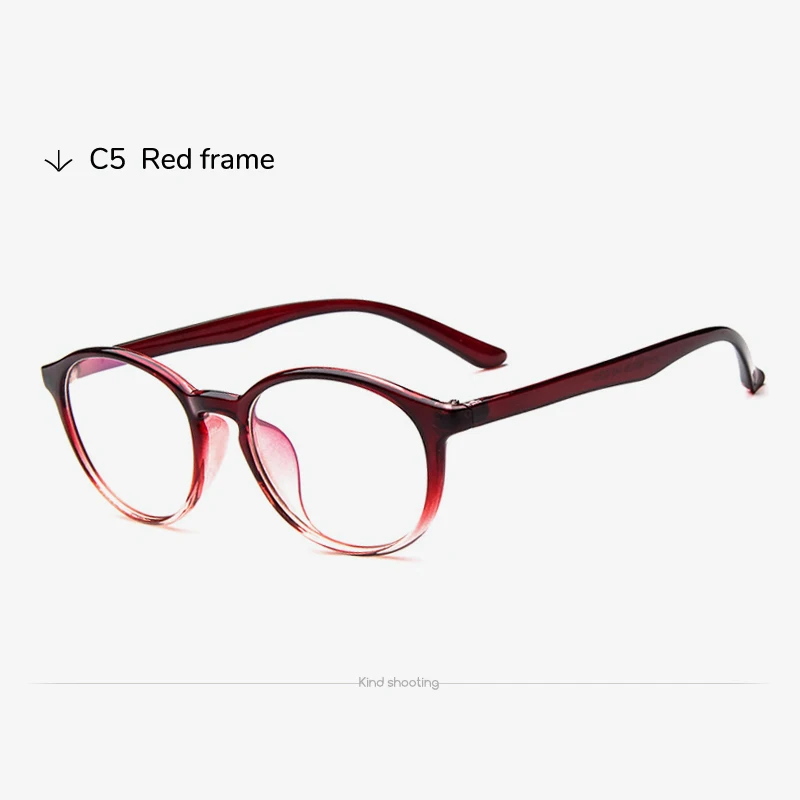 Toketorism трендовая оправа для очков для женщин, очки для близорукости, мужские винтажные дизайнерские 7032 - Цвет оправы: Red