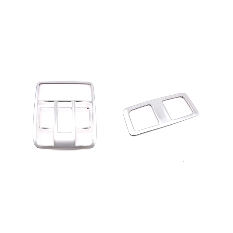 HIGH FLYING Interior 2pcs ABS Matte Front back Reading Light Lamp Decor Trim For Mazda CX
