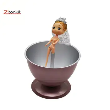 

7inch Cake Pan Barbie Dress Mold Barbie Party Decorations Household Baking Trays 3D Handmade DIY Tools Aluminium Cake Mold