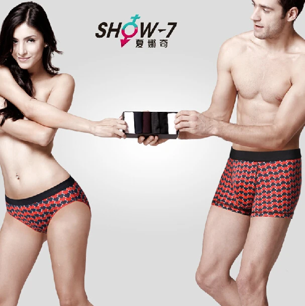 The new couple underwear fashion heart-shaped Valentines stamp