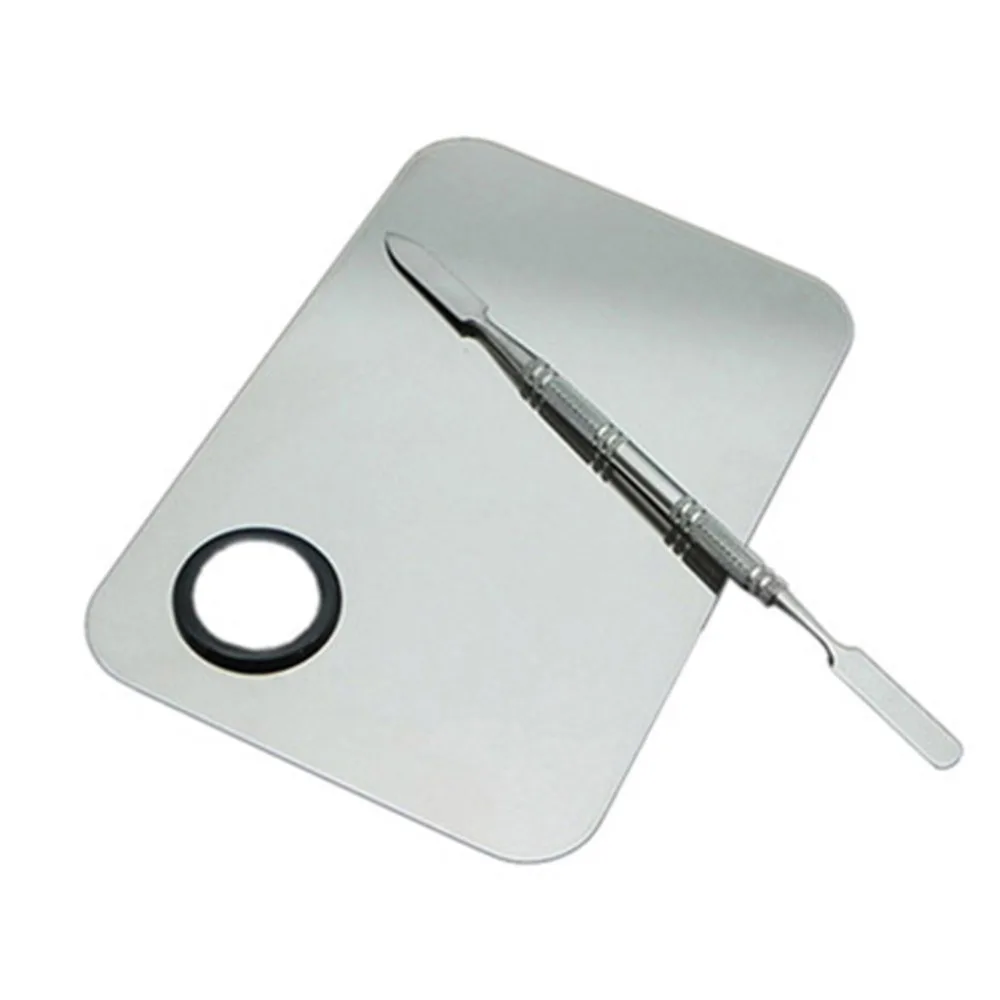 Top Quality Stainless Steel Makeup Mixer Nail Art Polish Mixing Plate