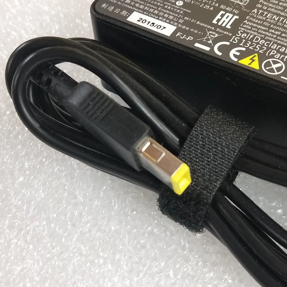 20 V 2.25A 45 Вт 3pin AC Адаптер зарядного устройства для lenovo G40-30/45/70 ThinkPad Йога 11E/11/12/14/15 Йога 260/370/460/500 серии