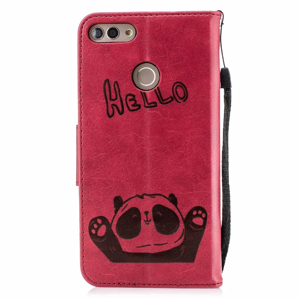 Для принципиально huawei Y9 2018 чехол люкс Бумажник PU кожаный подставка для Y5 телефона