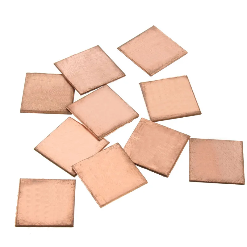 10Pcs 0.1mm/0.3mm/0.5mm/0.8mm/ Laptop Copper Sheet Plate Strip Shim Thermal Pad Heatsink Sheet For GPU CPU VGA Chip RAM Cooling 10Pcs 0.1mm/0.3mm/0.5mm/0.8mm/ Laptop Copper Sheet Plate Strip Shim Thermal Pad Heatsink Sheet For GPU CPU VGA Chip RAM Cooling