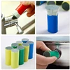 Retail 2pcs Magic Stain less steel cleaner pot rust brusher Metal cleaning magic wands Soften glass fiber 2016 1