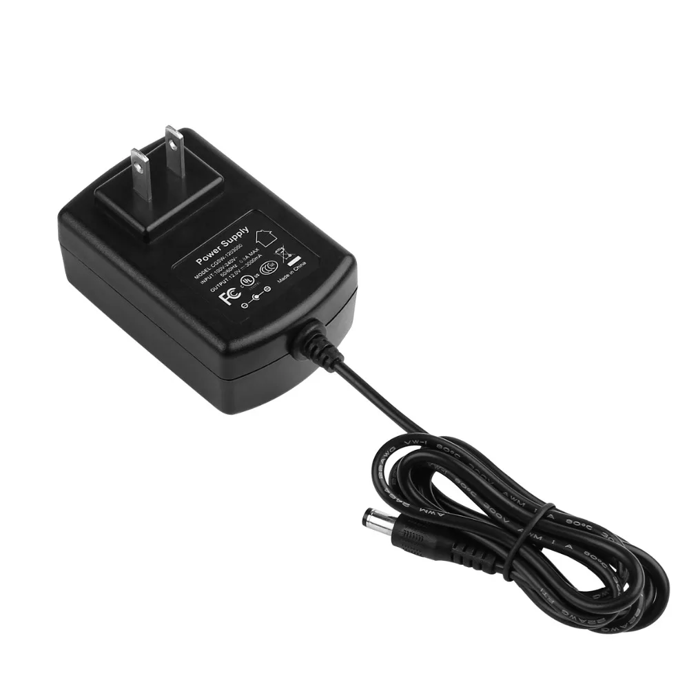 AC to DC 12V 3A 36W Power Supply Adapter Wall Charger Switching Transformer for LED Strip Switches HUB Router Cameras (5)