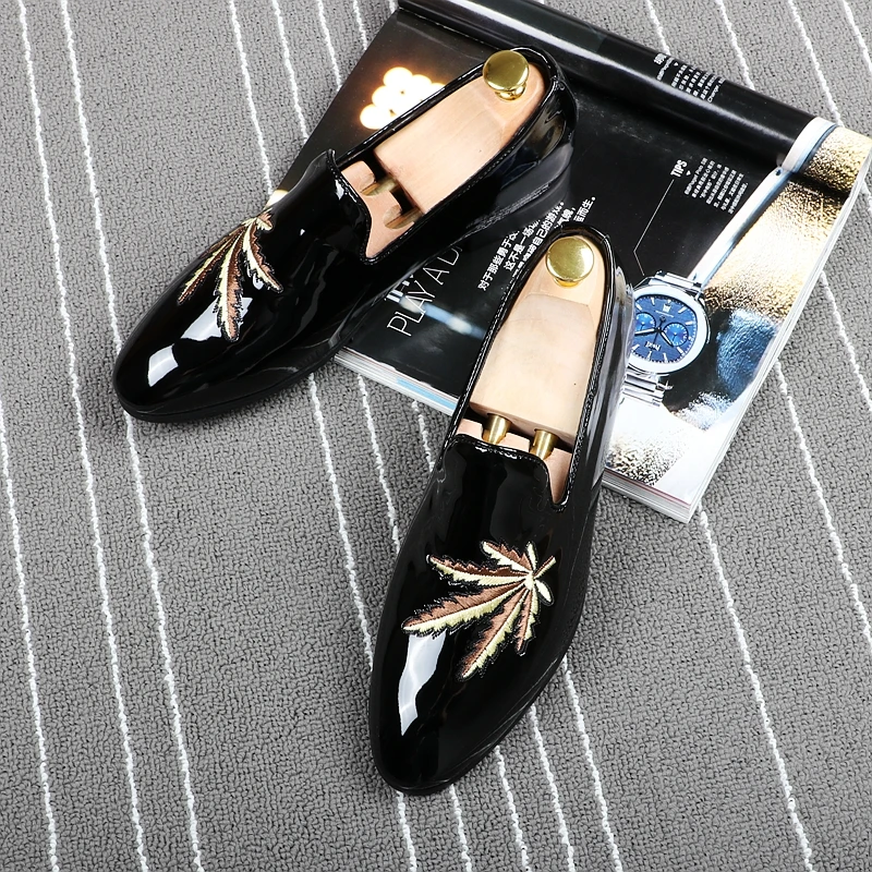 mocassim verniz masculino