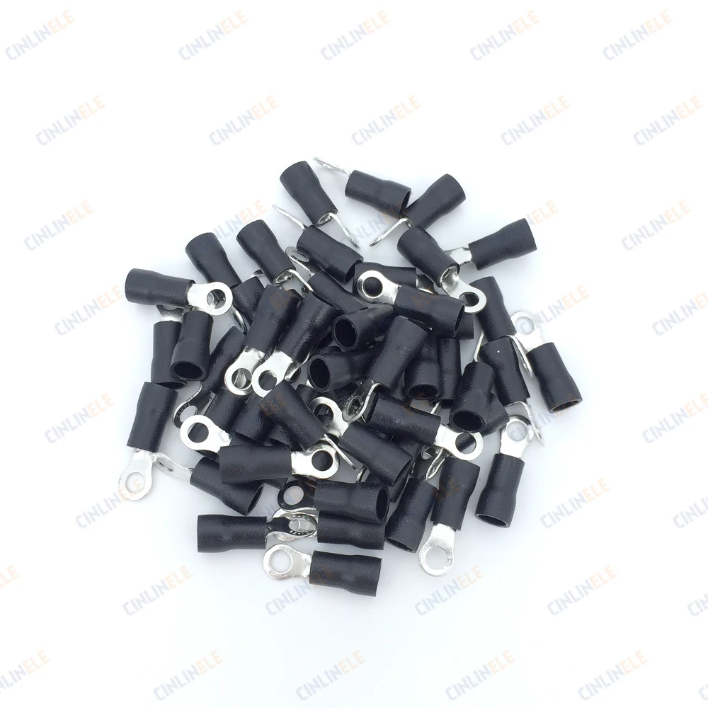 50Pcs Ring Crimp Insulation Terminal RV5.5-4 RV5.5-5 RV5.5-6 RV5.5-8 RV5.5-10 Wire Cable Connector RV