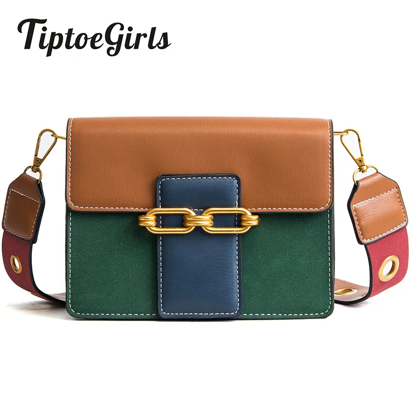 

New Wide Shoulder Strap Small Bag Female Korean Version Hit Small Square Bag Wild Retro Shoulder Diagonal Package Tide