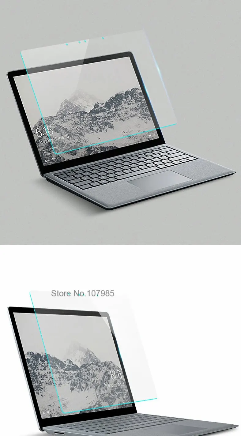 С уровнем твердости 9H закаленное Стекло Экран протектор для microsoft Surface Book 1/2/13,5 15 дюймов Book1 Book2/поверхность ноутбука планшет пленка