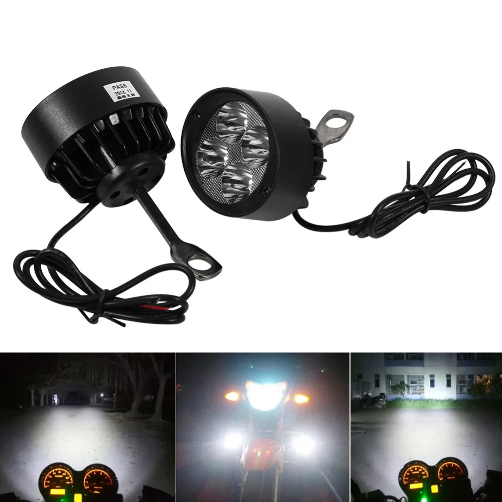 Buy Car Styling 1 Pair Universal Motorcycle Headlight