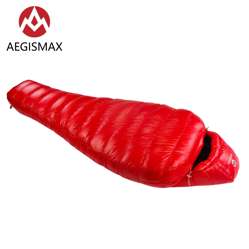 Новый сверхлегкий спальный мешок AEGISMAX C500/C700 для походов кемпинга мамы 90% Пух