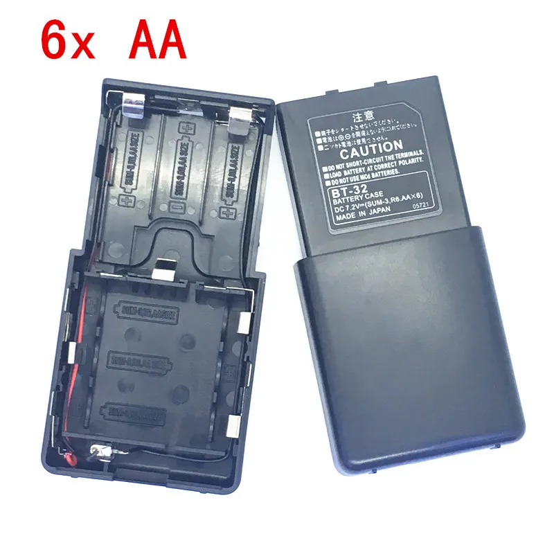 

honghuismart BT-32 6*AA Battery case box for KENWOOD TK208/TK308/TH22 AT/TH42AT two way radio walkie talkie freeshipping