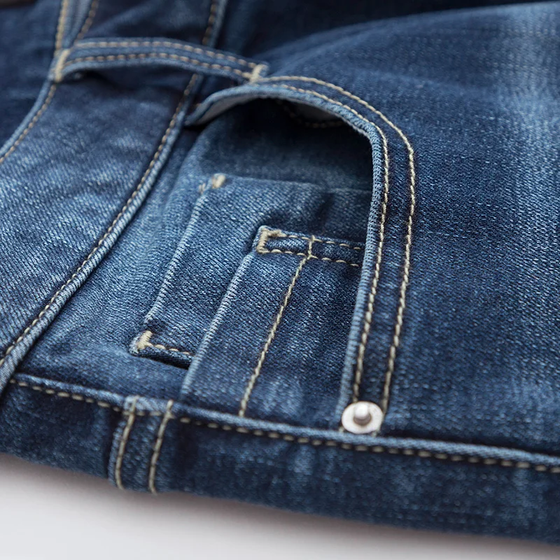 SEMIR мужские облегающие джинсы с потертостями потертые из мягкого хлопка