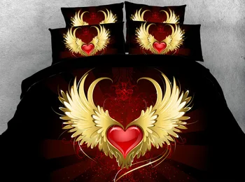 

4/6pcs Festival themed bed sheets Easter colorful eggs / Valentines day gifts for her bedding set duvet cover Single Super King