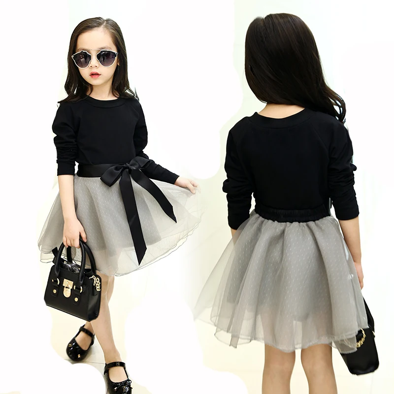 Girls Clothing Sets Cotton Casual Children Clothing Set Long Sleeve T-Shirt + Skirt 2Pcs Kids Clothing For Girls Baby Clothes