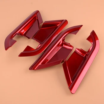 

4pcs Red Car Interior Door Handle Bowl Cover Trim Decoration Fit For Toyota Camry 2018 2019