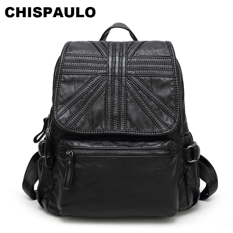 

FASHION Genuine Leather Backpack Vintage Cow Split Leather Women Backpack Ladies Shoulder Bag School Bag for Teenage Girl N024