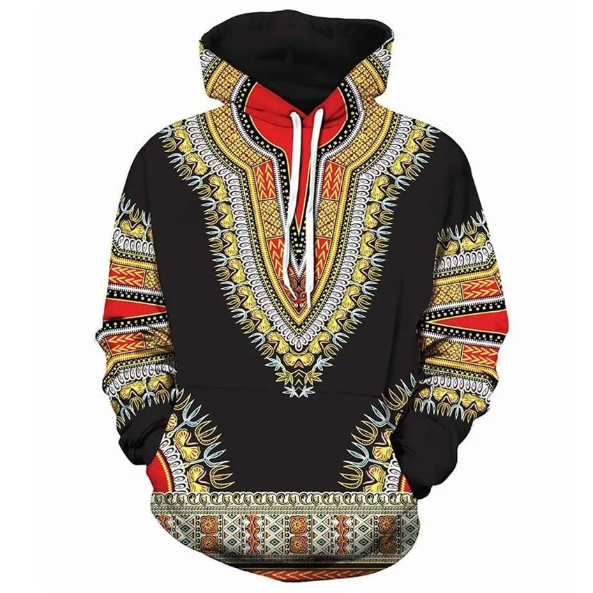 Men Women Hoodies Sweatshirts African folk custom 3D Print Hooded