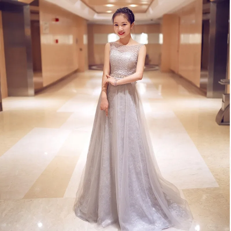 2015 New Fashion Lace Evening Gowns 
