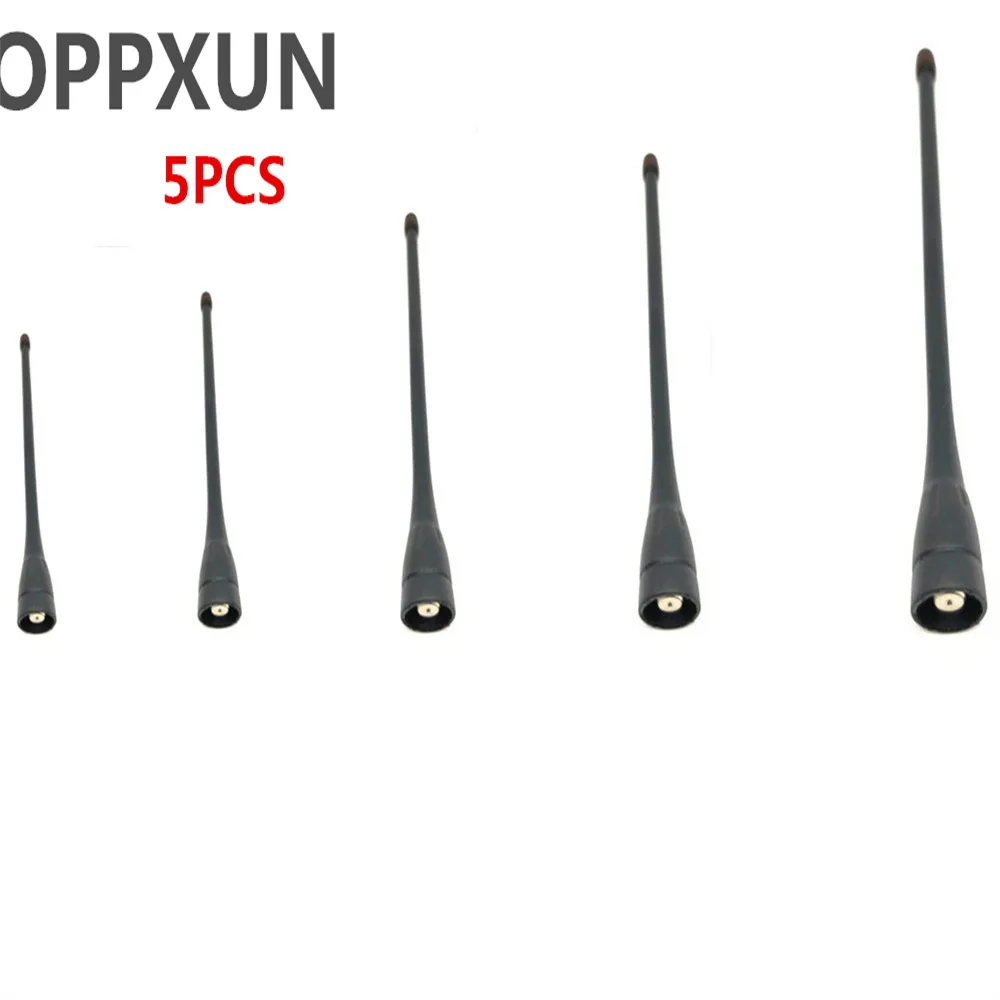 Oppxun 5 шт. UHF 400-470 мГц антенны AD Alto guadagno для ICOM F21 f21s f30gt F3 F4 f40gt f3061 портативная рация антенны