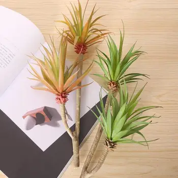 

1PC Wedding Nodic Home Indoor Hotel Desktop Decoration Artificial Succulent Great Sword Leaf Plants Fake Silk Plant Leaves