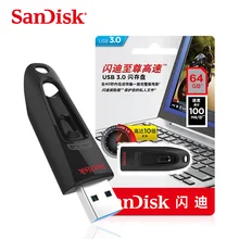 SanDisk CZ48 флеш-накопитель usb 3,0 Флешка 128 Гб 64 ГБ 32 ГБ 16 ГБ usb флеш-накопитель