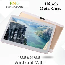 Free Shipping 10.1 inch tablet pc Ocat Core 4GB RAM 64GB ROM Android 6.0 Tablets pcs GPS 3G Phone 1920*1200 IPS Tablets 7 8 9