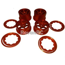 Rovan cnc алюминий 6 колесо со спицами, HD диски, подходит HPI Baja 5B SS Багги набор из 4