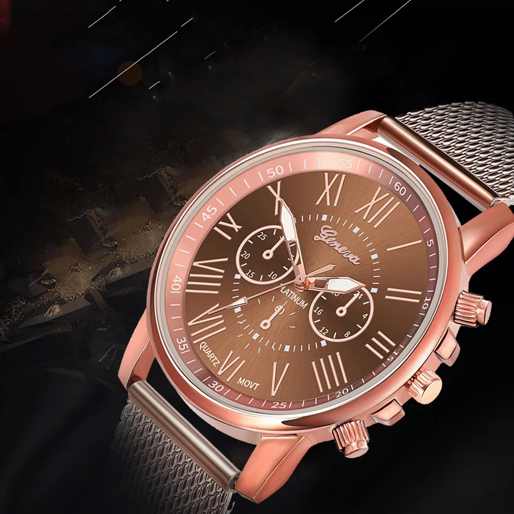 Розовые, золотые, серебряные женские часы с сеткой из нержавеющей стали, женские наручные часы от ведущего бренда, роскошные повседневные часы, женские часы M4
