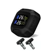 M3 Waterproof Motorcycle Real Time Tire Pressure Monitoring System TPMS Wireless LCD Display External Sensors ► Photo 2/5